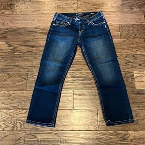 Silver Jeans Tuesday Low Capri Size 30